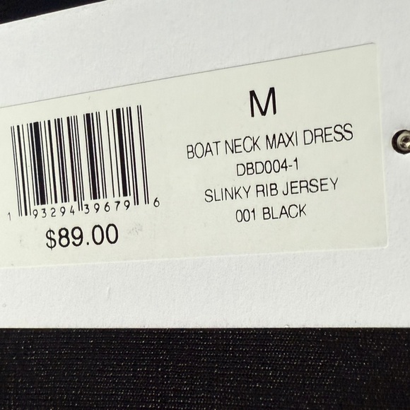 NWT- We Wore What- Boat neck Maxi Dress- Size M - Picture 3 of 3